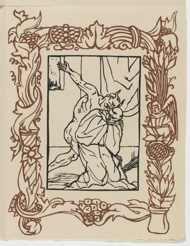 Plate (page 139) from Les Petites Fleurs de St. François (The Little Flowers of St. Francis) by Émile Bernard, illustrated book, 1928