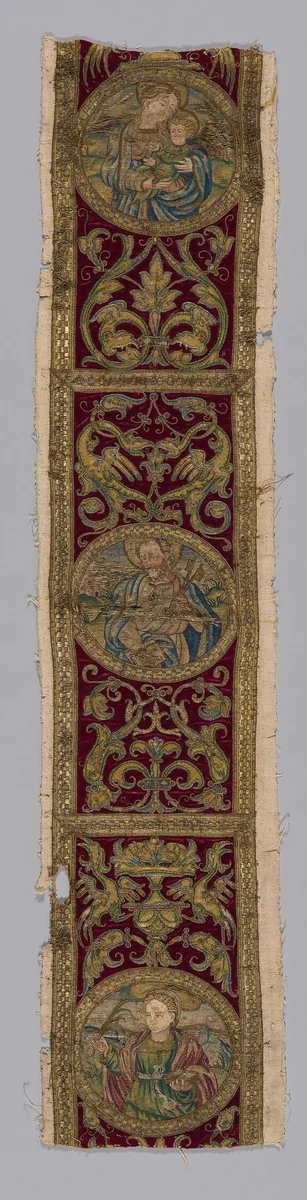 Orphrey by Spain, textile, 1501-1600
