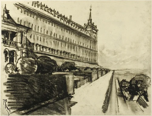 The Endless Escorial by Joseph Pennell, drawing, 1898-1908