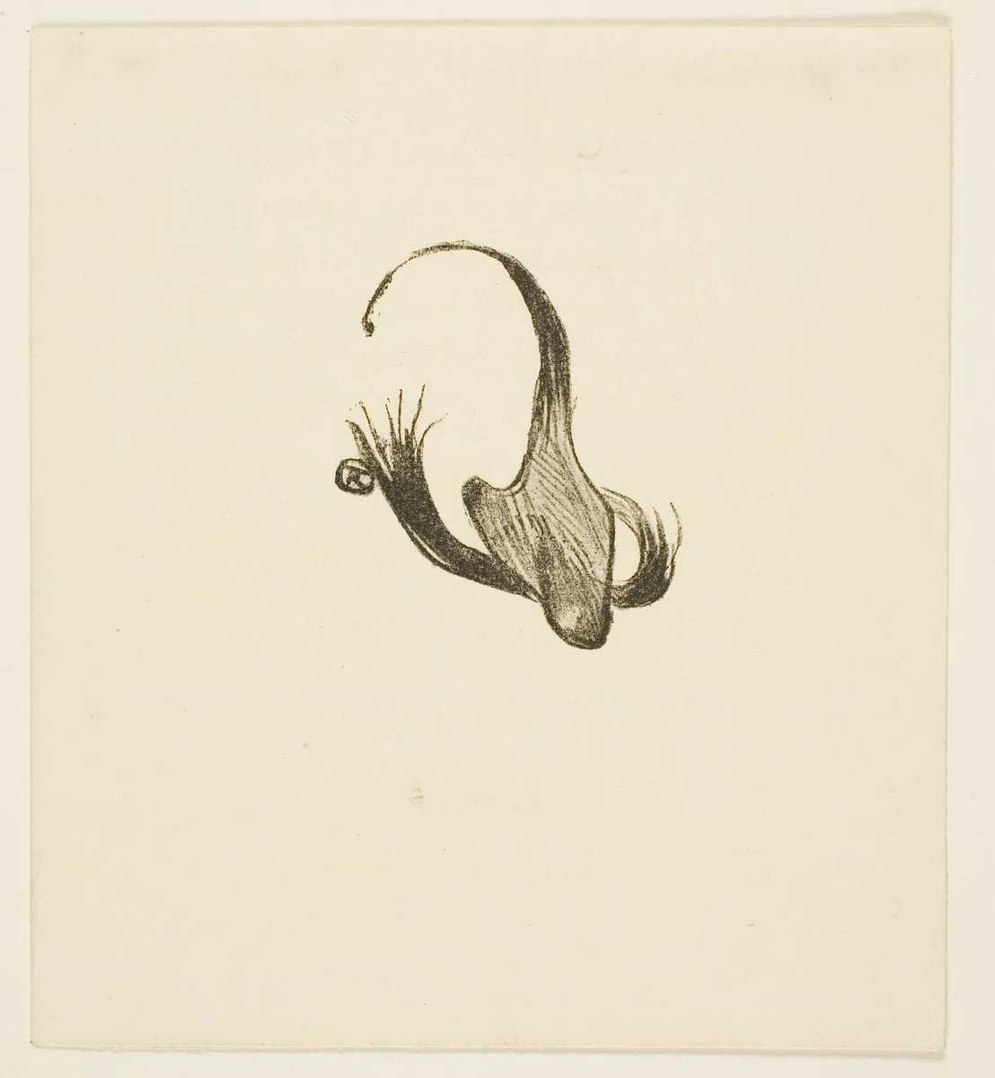 Tailpiece from Au Pied du Sinaï by Henri de Toulouse-Lautrec, print, 1897