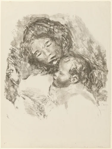 Maternity, large plate by Pierre-Auguste Renoir, print, 1907-1917