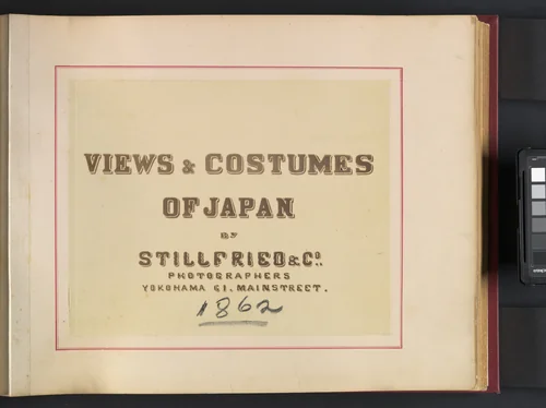 Views and Costumes of Japan by Raimund von Stillfried, book, 1871-1873