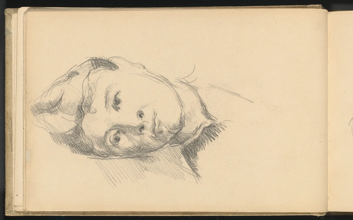 Madame Cezanne by Paul Cezanne, drawing, 1886-1889