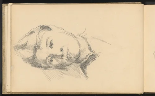 Madame Cezanne by Paul Cezanne, drawing, 1886-1889