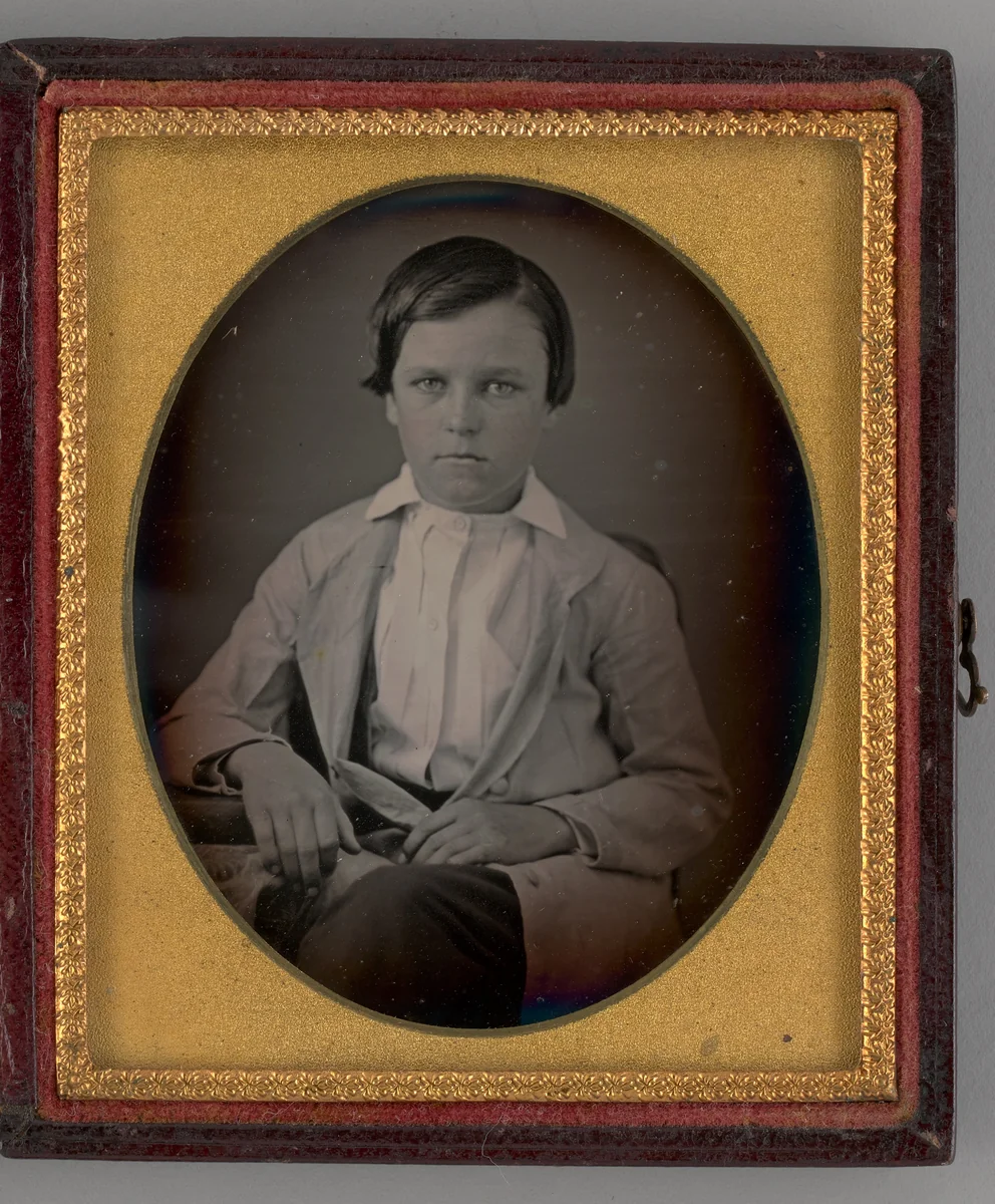 Untitled (Portrait of a Boy) by Unknown maker, other, 1850