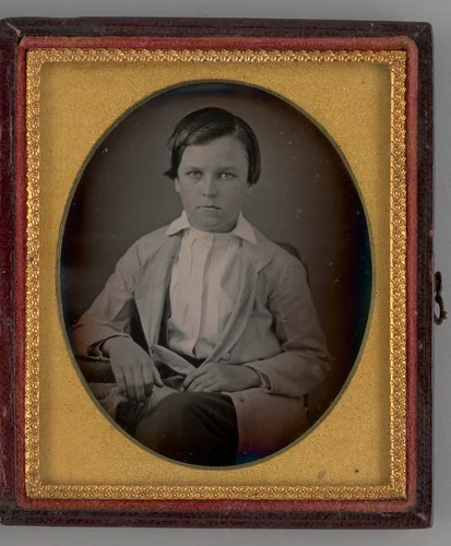 Untitled (Portrait of a Boy) by Unknown maker, other, 1850