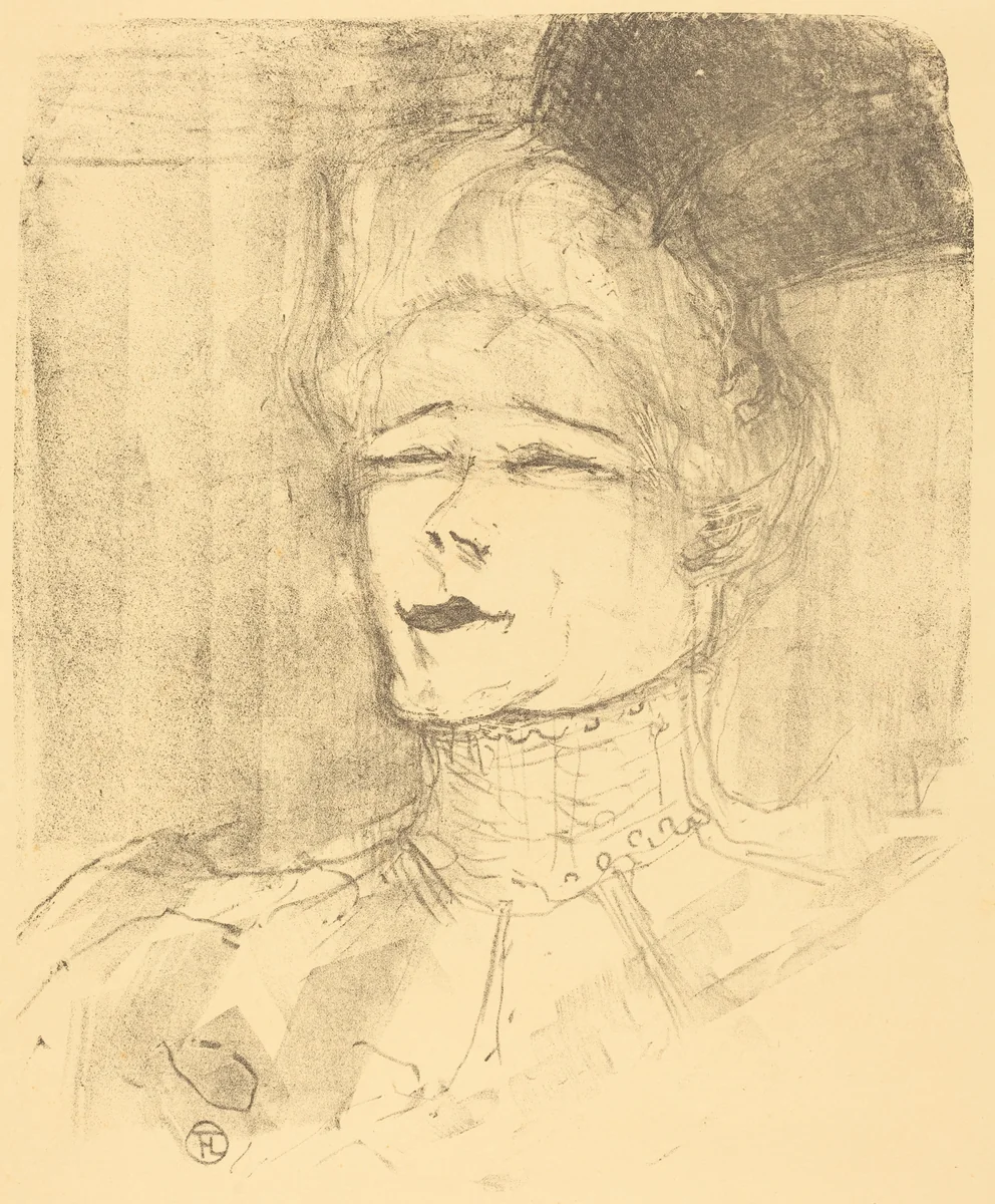 Jeanne Granier by Henri de Toulouse-Lautrec, print, 1896