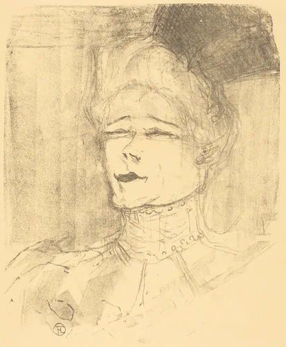 Jeanne Granier by Henri de Toulouse-Lautrec, print, 1896