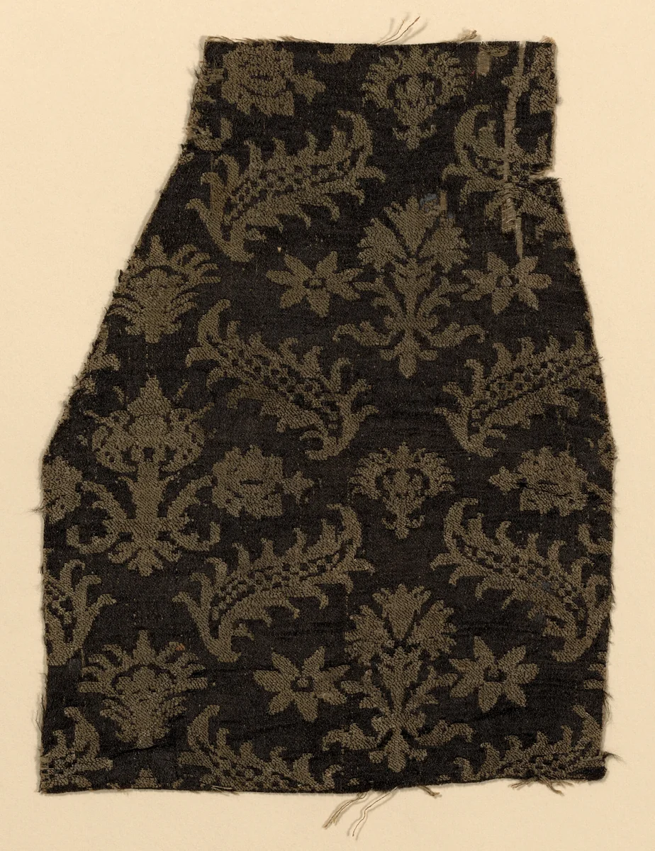 Fragment by Italy, textile, 1600-1650
