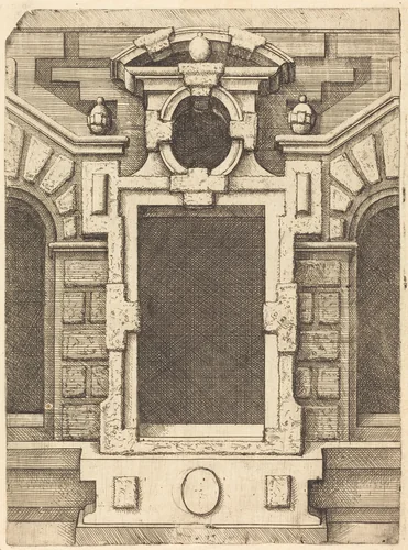 Pedimented Windows by Wendel Dietterlin, print, 1594