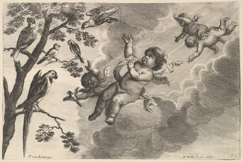Air by Wenceslaus Hollar, print, 1647