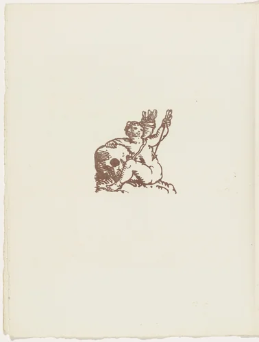 Vignette (folio 19 verso) from Les Amours (The Loves) by Émile Bernard, illustrated book, 1915