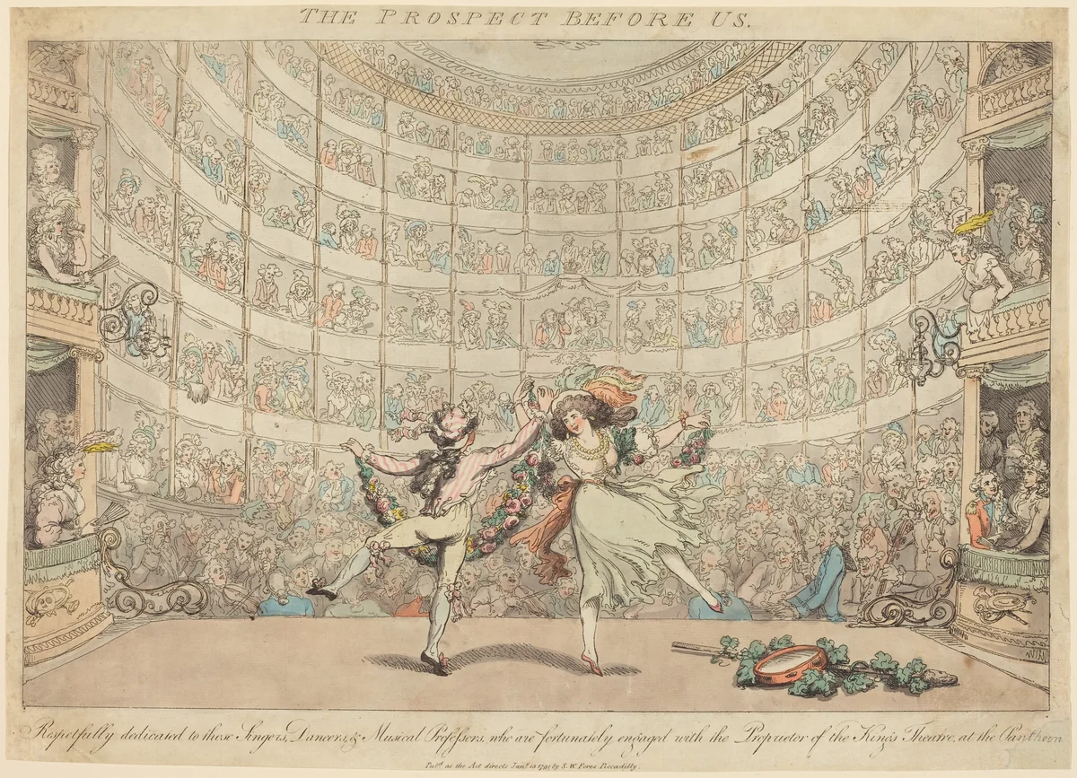 The Prospect before us, No. 2 by Thomas Rowlandson, print, 1791