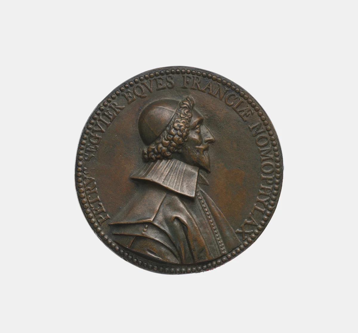 Petrus (Pierre) Séguier, Keeper of Seals and Chancellor of France by Claude Varin, metalwork, 1633