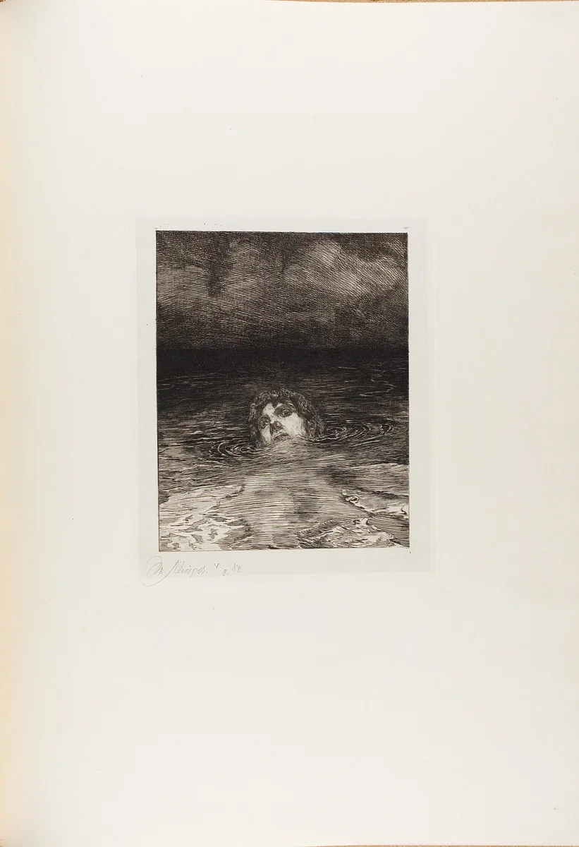 Downfall, from A Life by Max Klinger, print, 1884