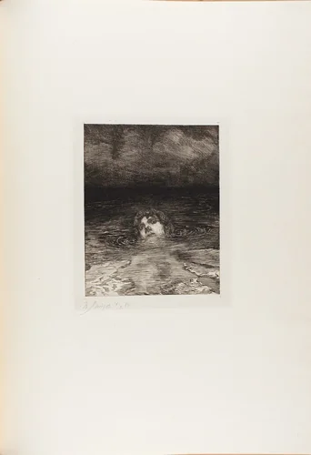 Downfall, from A Life by Max Klinger, print, 1884