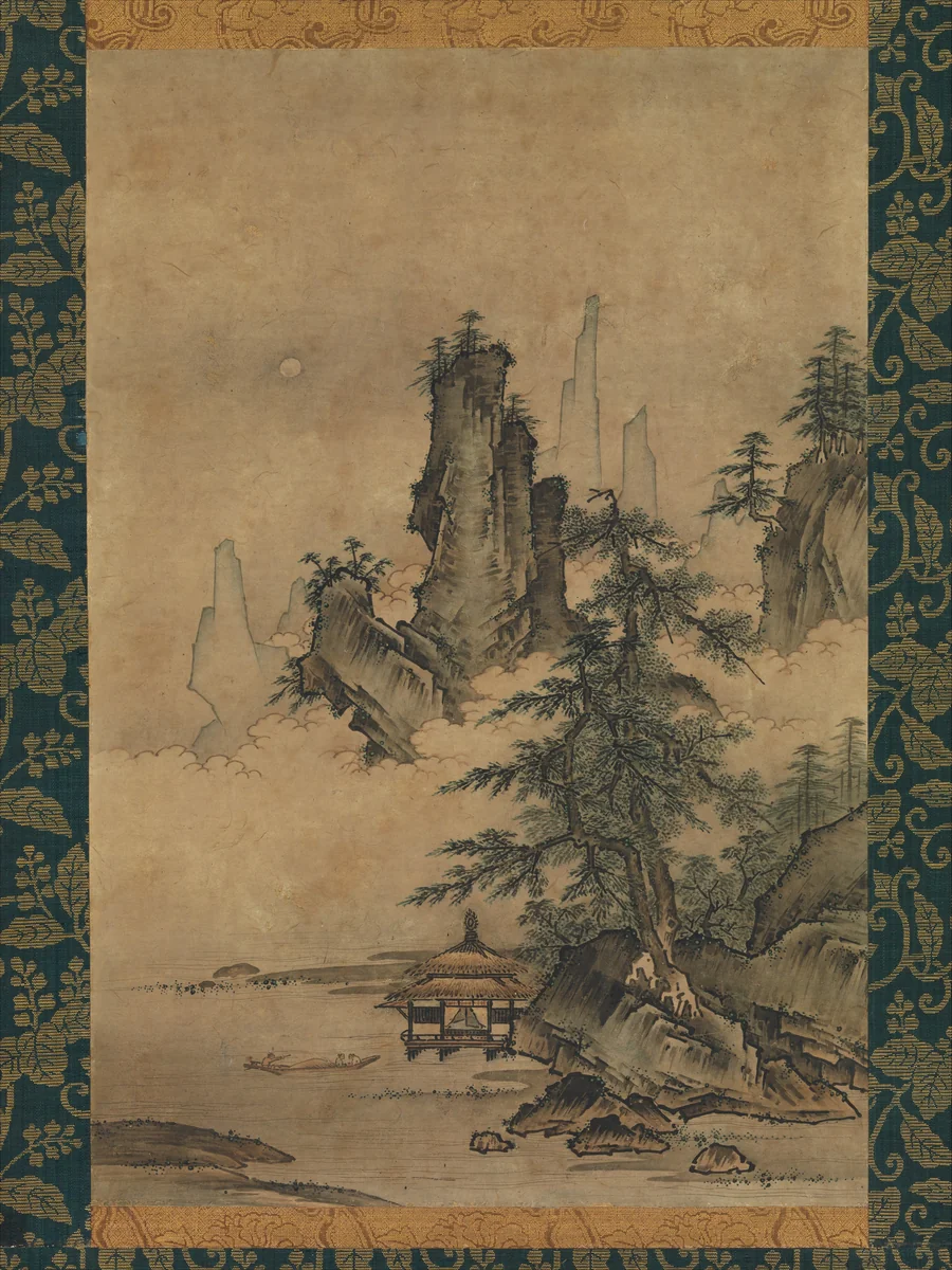 Landscape by Maejima Sōyū, painting, 1500-1573