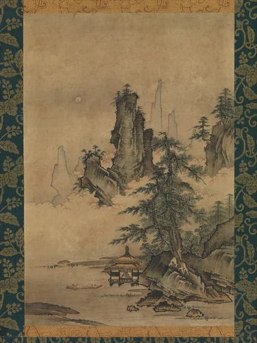 Landscape by Maejima Sōyū, painting, 1500-1573