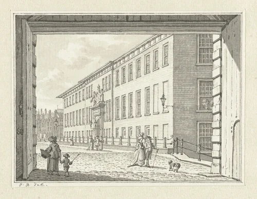 Burgerweeshuis te Rotterdam by Jan Bulthuis, drawing, 1790