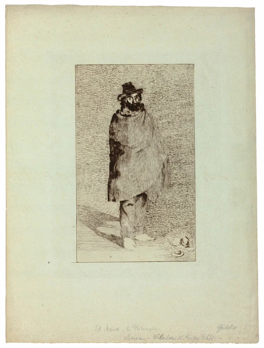 The Philosopher by Édouard Manet, print, 1865-1866