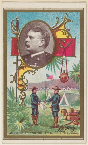 Adjutant General Henry C. Corbin, U.S. Army, from the "Generals" series (T63), issued by LeRoy Little Cigars by LeRoy Little Cigars, print, 1898-1901