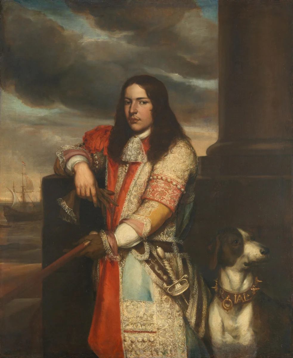 Engel de Ruyter (1649-83), Vice Admiral, Son of Michiel Adriaensz de Ruyter by Jan Andrea Lievens, painting, 1667-1680