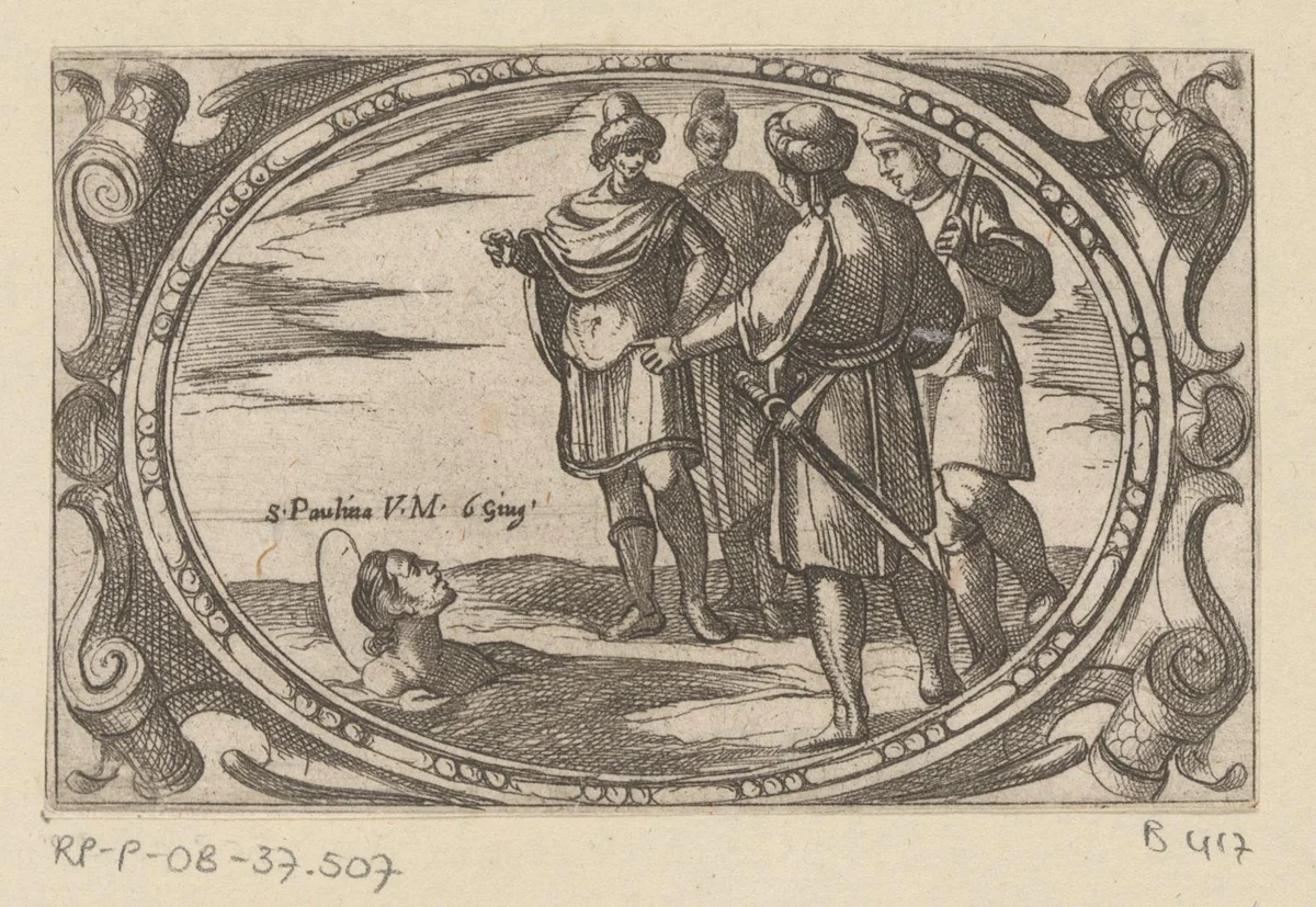 H. Paulina by Antonio Tempesta, print, 1565-1630