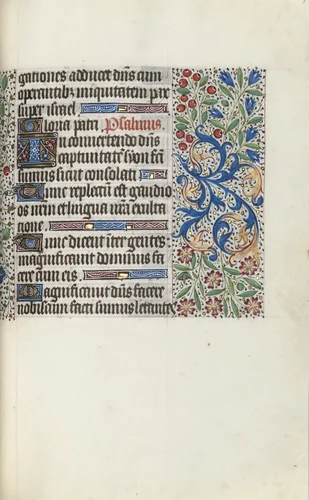 Book of Hours (Use of Rouen): fol. 72r by Master of the Geneva Latini, book, 1465-1475