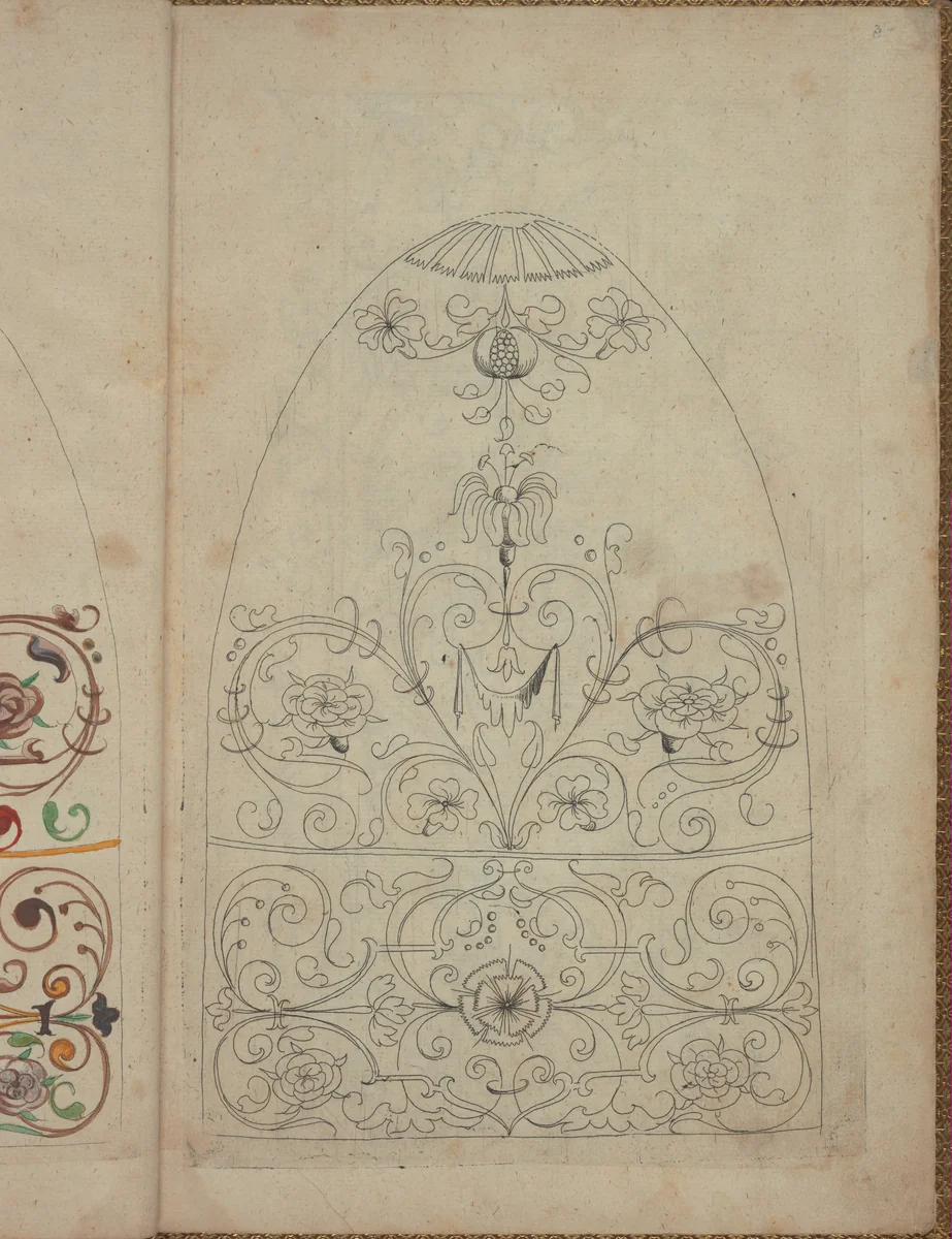 New Modelbüch (Page 3r) by Andreas Bretschneider, book, 1615