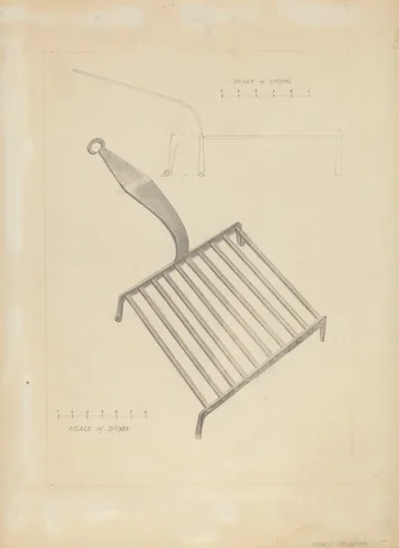 Trivet by Donald Streeter, index of american design, 1937