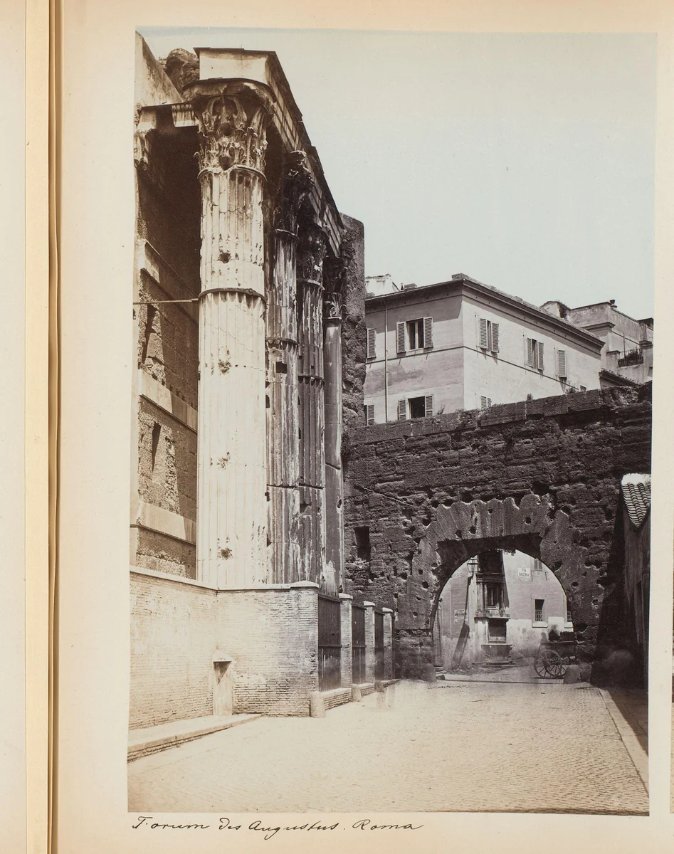 Forum van Augustus te Rome, Italië by anonymous, book, 1870-1890