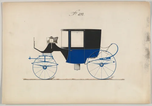 Clarence #894 by Brewster & Co., drawing, 1850-1870
