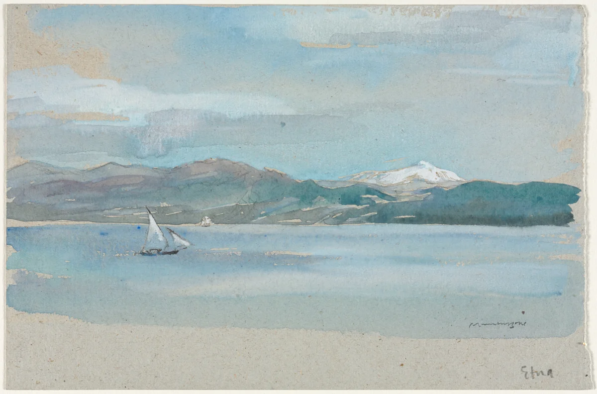 Etna by Muirhead Bone, drawing, 1891-1953