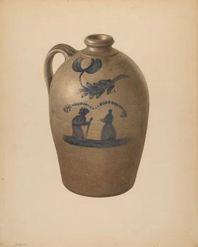 Jug by Giacinto Capelli, index of american design, 1939