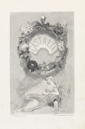 Illustratie voor het jaarboek Castalia by Christiaan Lodewijk van Kesteren, print, 1867