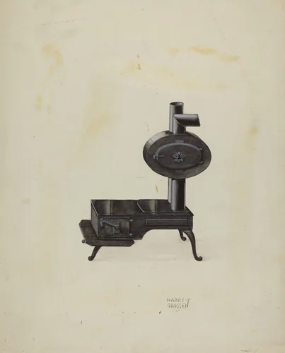 Stove by Harry Grossen, index of american design, 1937