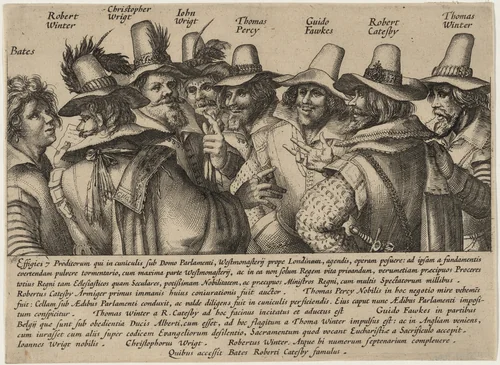 Gunpowder Plot by Crispijn van de Passe I, print, 1605