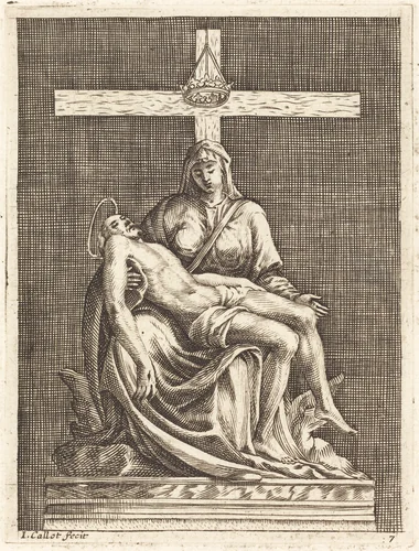 Pietà by Jacques Callot
Michelangelo, print, 1608-1611