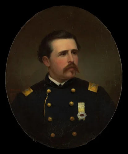Luigi Palma di Cesnola by Jacob Blondel, artwork, 1865