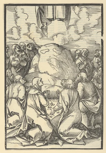 The Ascension of Christ, from Speculum passionis domini nostri Ihesu Christi by Hans Schäufelein, print, 1507