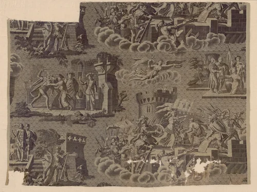 Jeanne d'Arc (Joan of Arc)(Furnishing Fabric) by Fleury Francois Richard, textile, 1815-1825