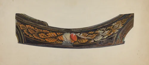 Detail of Early Cutter by Dorothy Brennan, index of american design, 1938