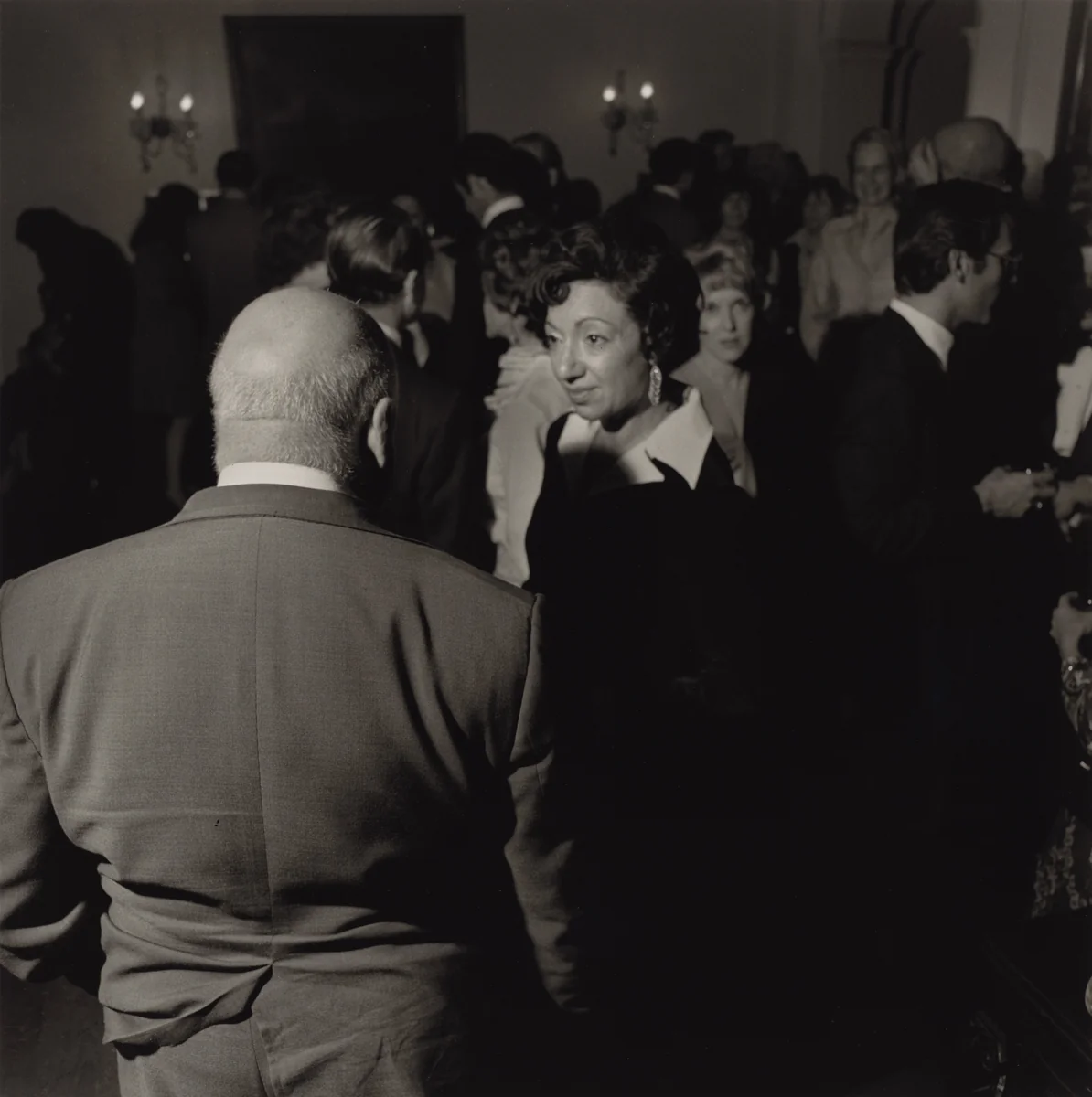 English Speaking Union, New York City by Larry Fink, photograph, 1975