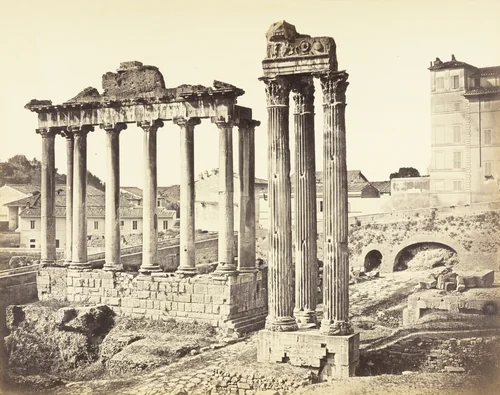 Untitled (Ruins of Roman Forum) by Robert Macpherson, photograph, 1862-1872