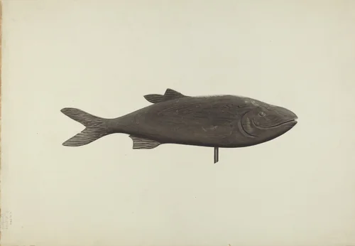 Fish Weather Vane by Michael Riccitelli, index of american design, 1939