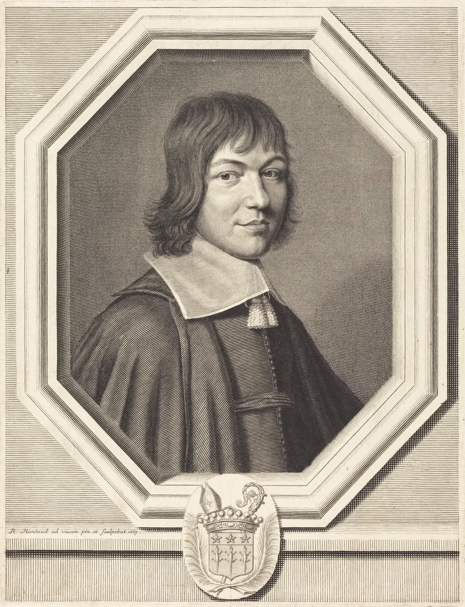 Charles-Maurice Le Tellier by Robert Nanteuil, print, 1663
