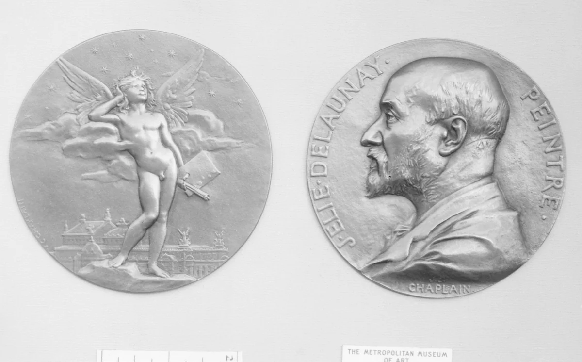 In Honor of Delaunay, the Painter by Jules-Clément Chaplain, metalwork, 1890