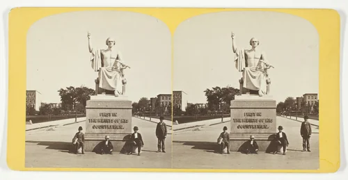 Statute of Gen. Washington by Artist Unknown, photograph, 1875-1899