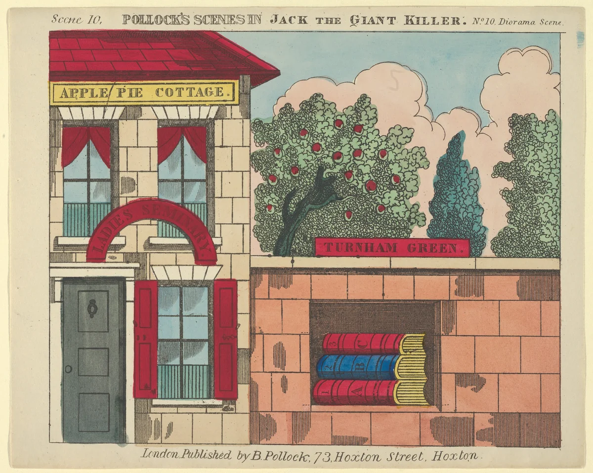 Scene 10, from Jack and the Giant Killer, Scenes for a Toy Theater by Benjamin Pollock, print, 1870-1890