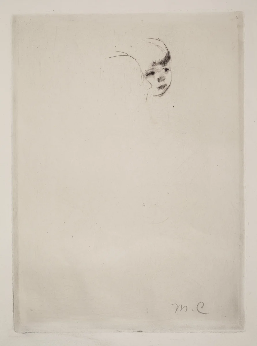 Peasant Mother and Child by Mary Cassatt, print, 1894